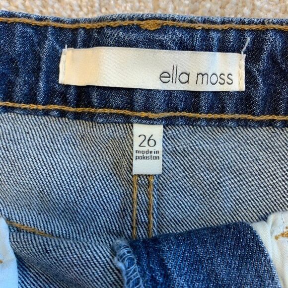 Ella Moss Asymmetrical Hem Miniskirt Sz 26 - Picture 6 of 6
